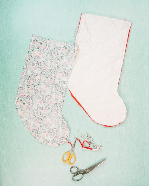Free Quilted Christmas Stocking Pattern • Heather Handmade