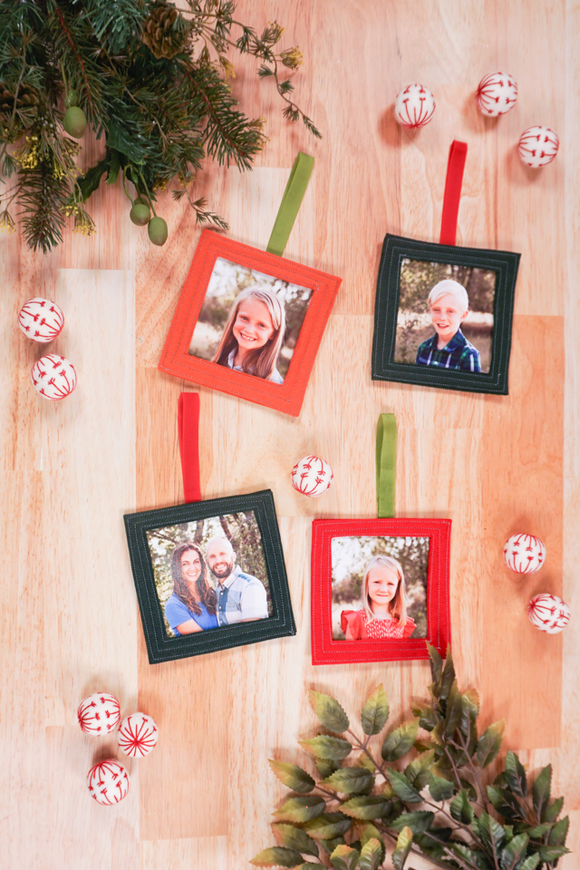 DIY Photo Frame Felt Ornament