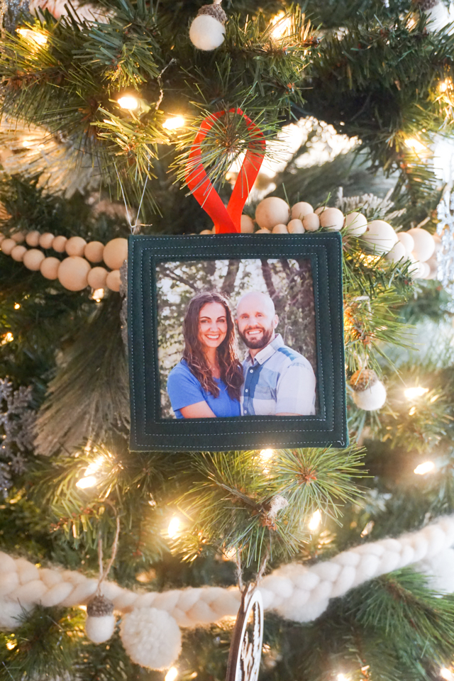 DIY Photo Frame Felt Ornament