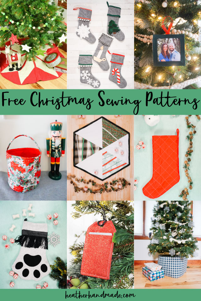 16 Free Christmas Sewing Patterns