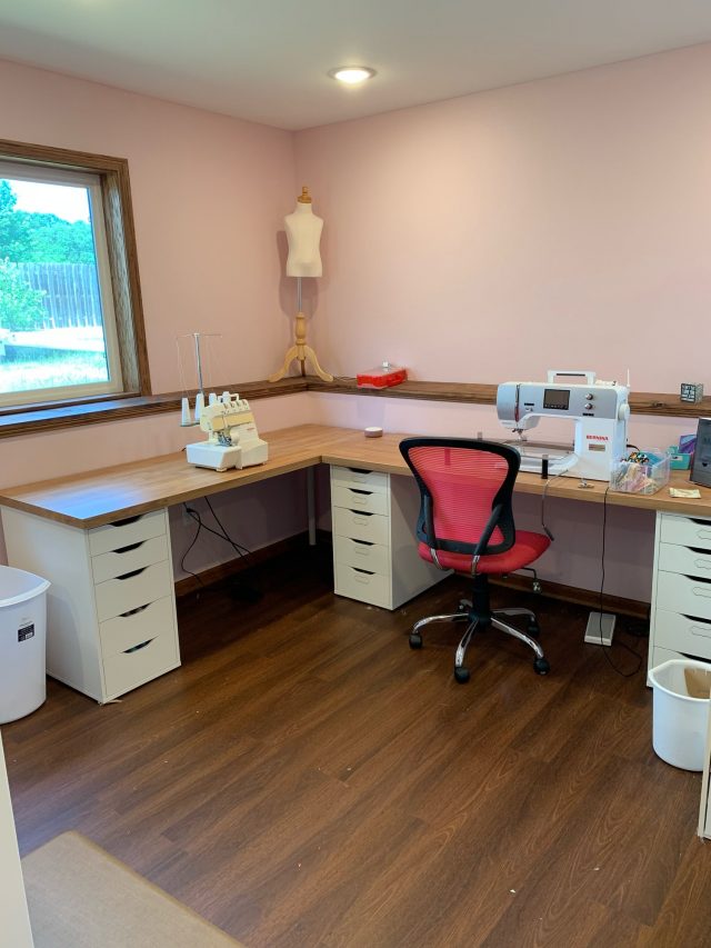 ikea sewing room desk