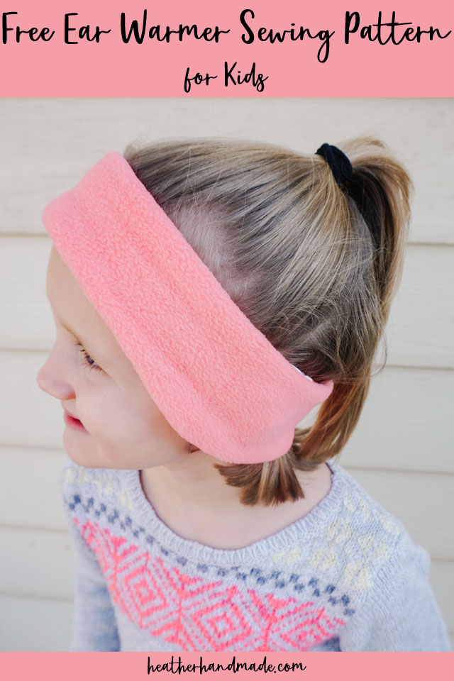 Free Ear Warmer Sewing Pattern for Kids