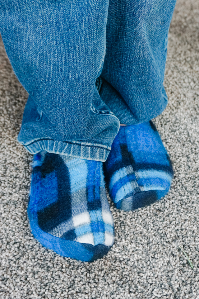 Free Slipper Sewing Pattern for Kids