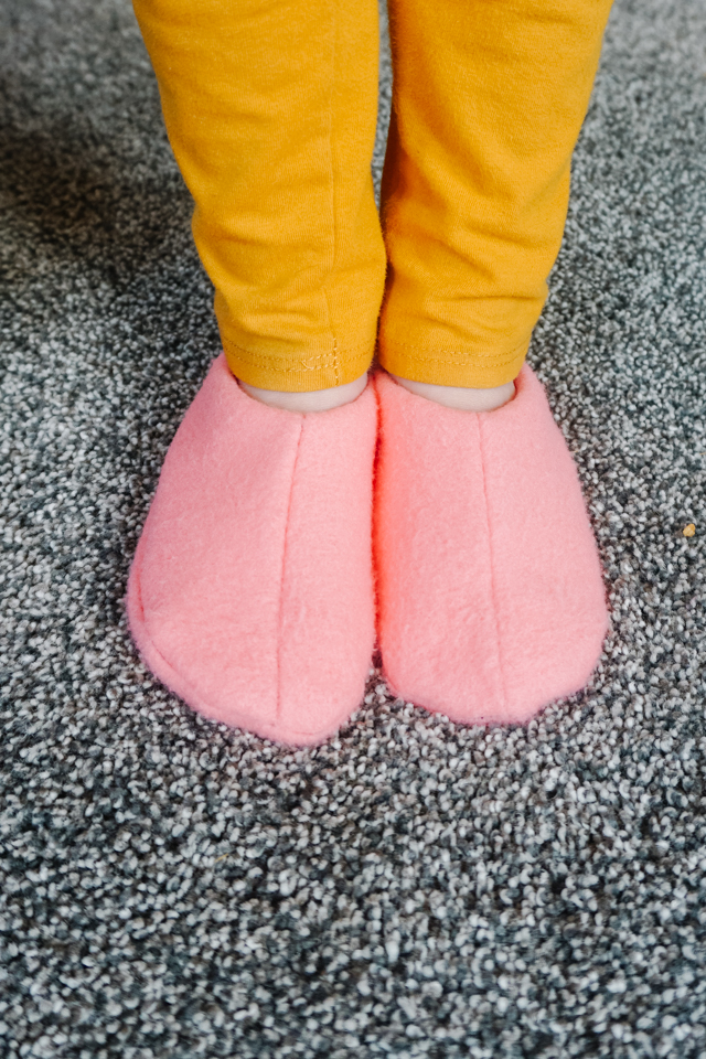 Free Slipper Sewing Pattern for Kids