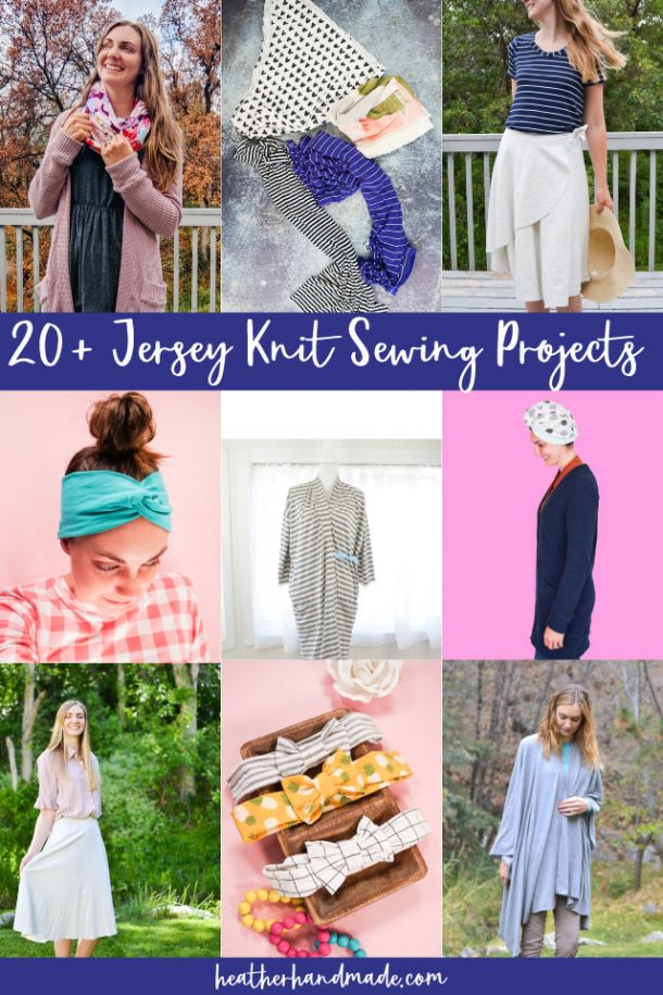 26 Jersey Knit Sewing Projects • Heather Handmade