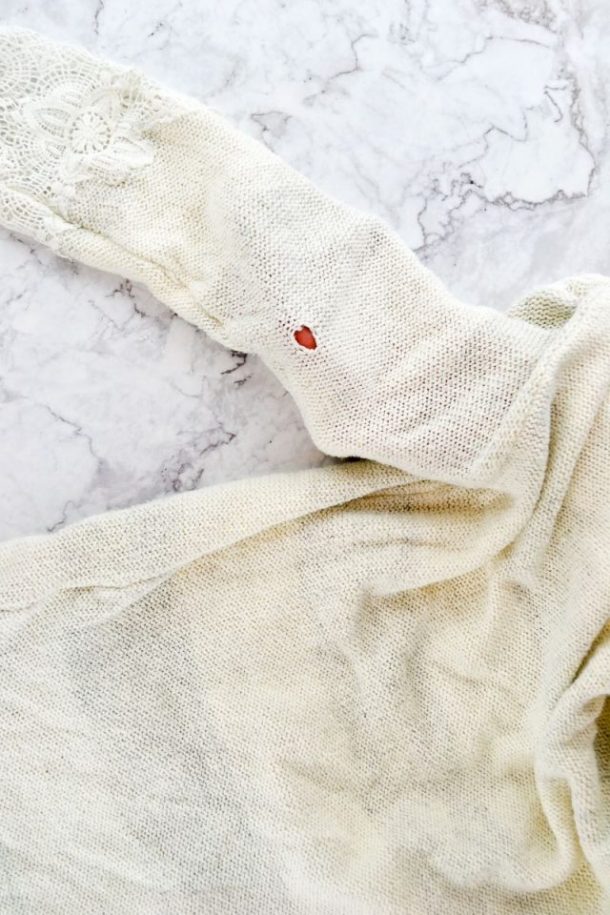 How to Fix a Hole in a Sweater • Heather Handmade