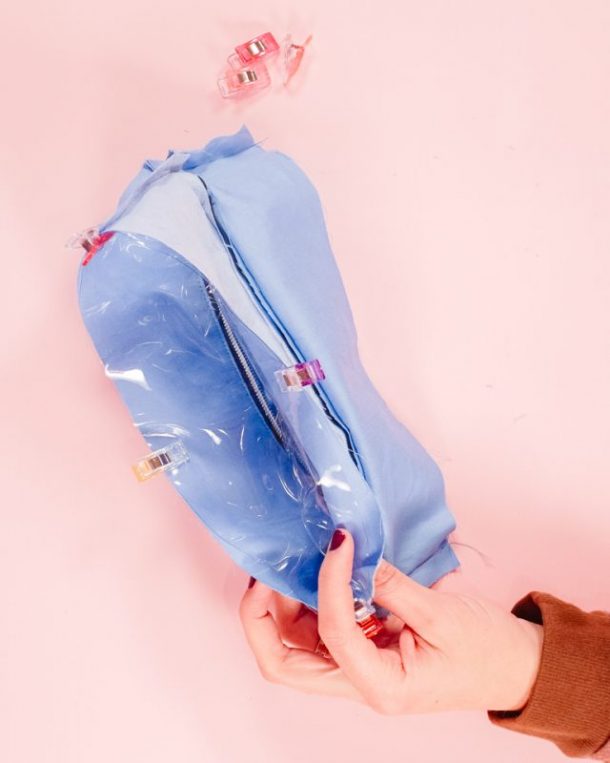 Sew a Clear Vinyl Zipper Pouch • Heather Handmade