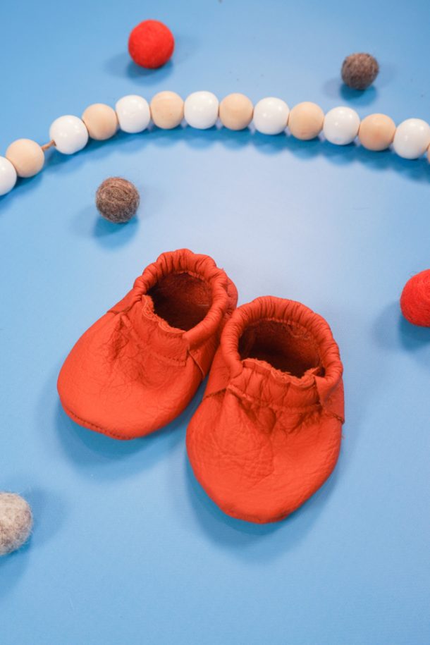 Free Leather Baby Shoes Pattern • Heather Handmade