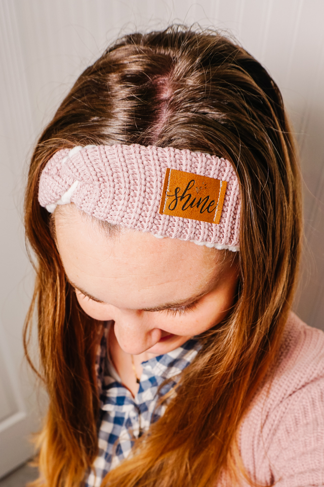 diy sherpa headband