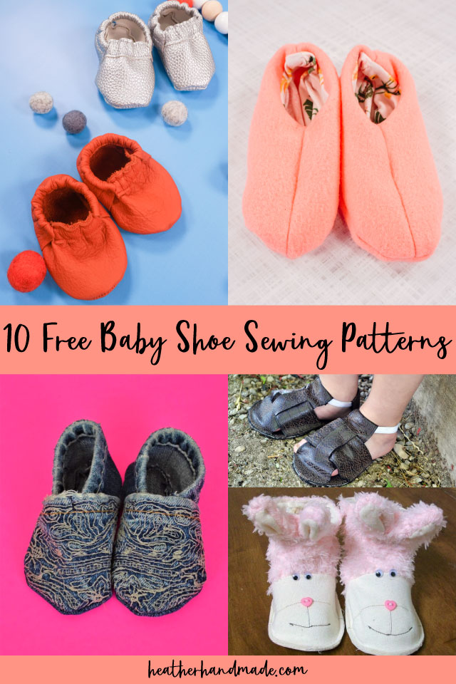 10 Free Baby Shoe Sewing Patterns