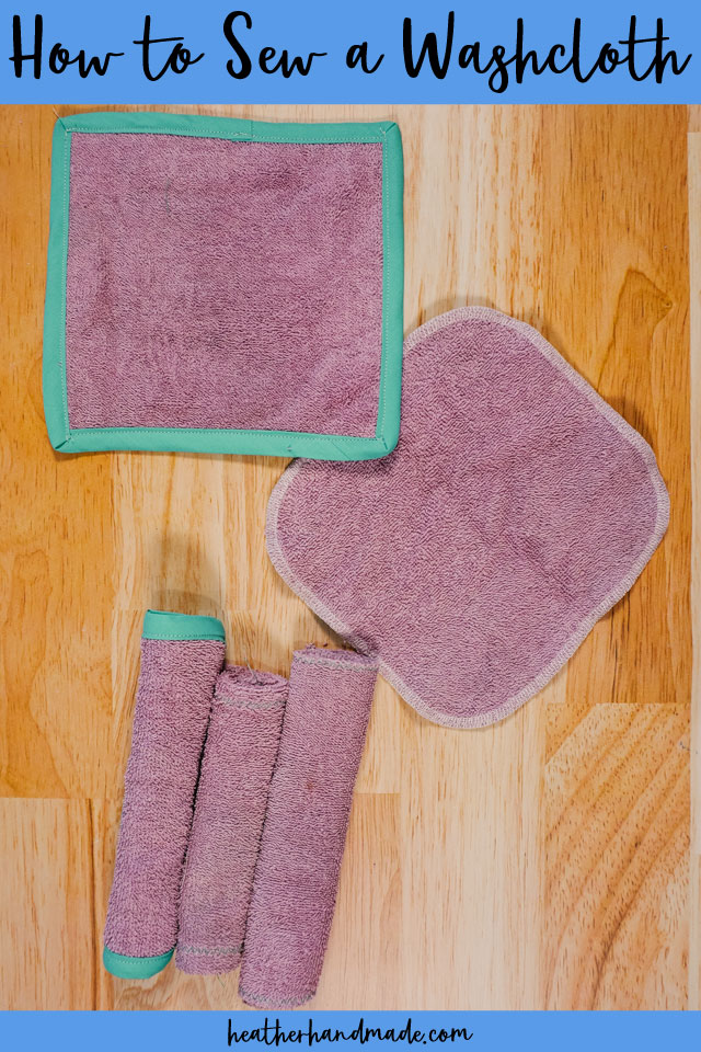 How to Sew a Washcloth