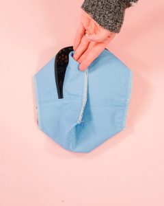 Free Box Zipper Pouch Sewing Pattern • Heather Handmade