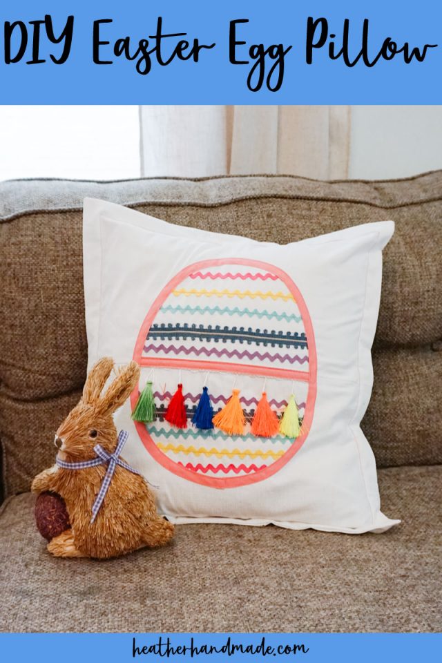 DIY Easter Egg Pillow