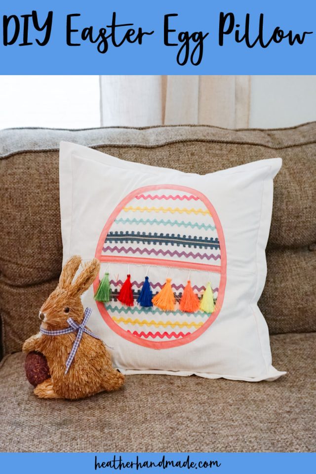 Easter Egg Pillow Sewing Tutorial
