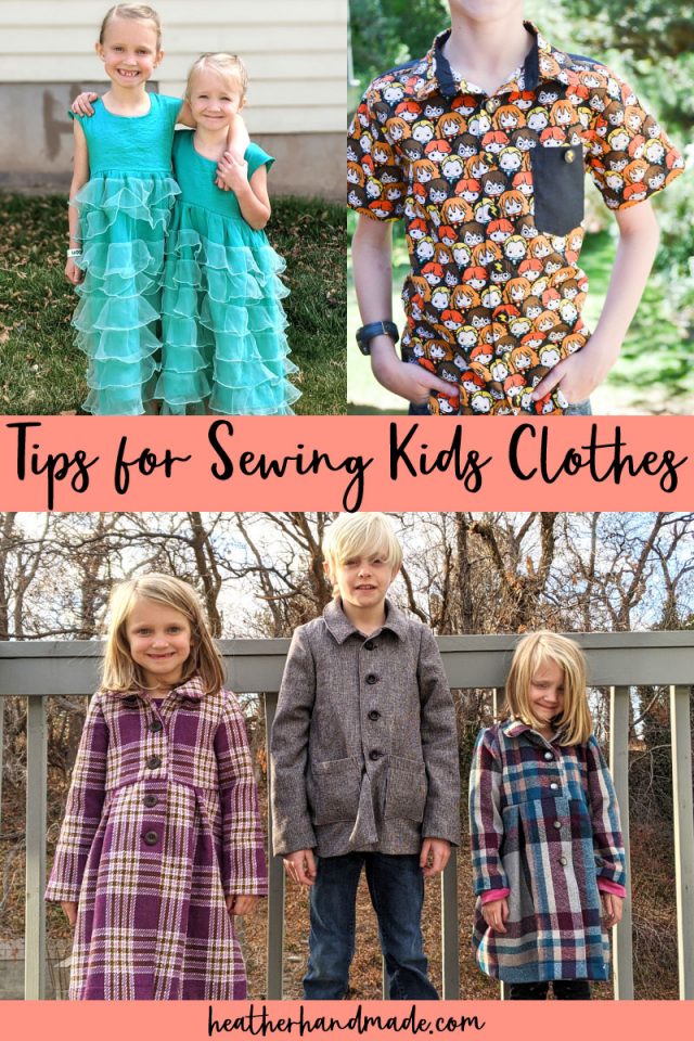 tips for sewing kids clothes