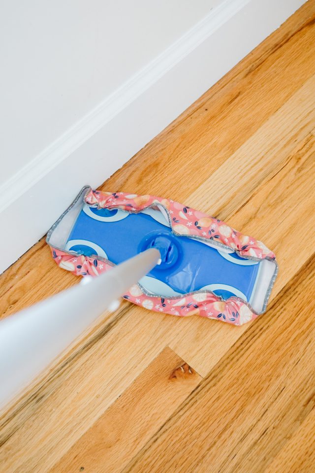 sweeping with a Reusable Sweeper Pads