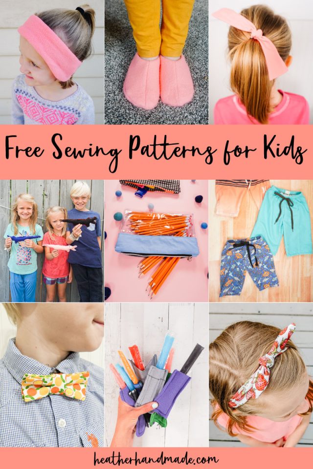 24 Free Sewing Patterns for Kids • Heather Handmade