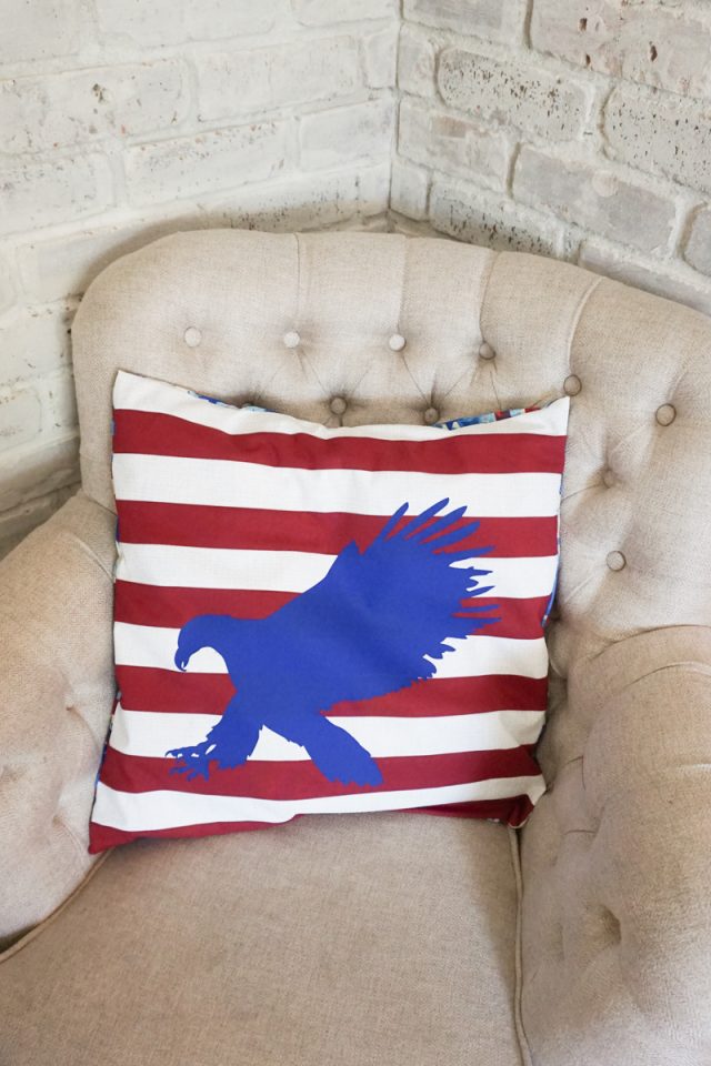 diy 4th of july pillow