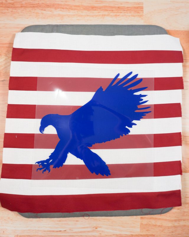 decide on the placement of the eagle