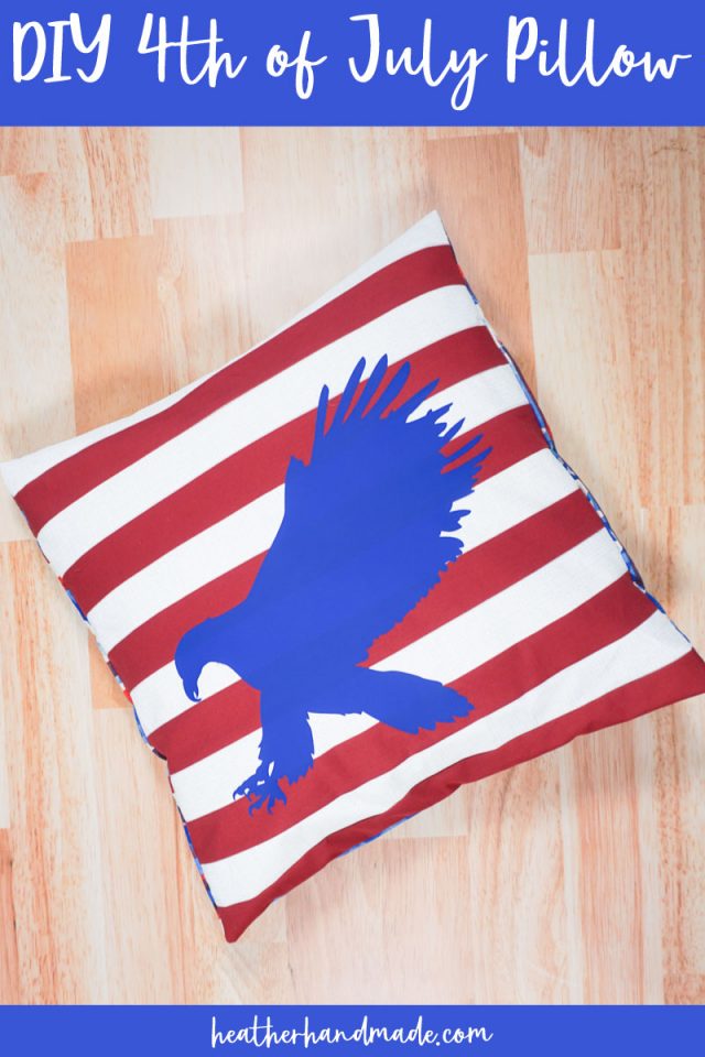 Easy 4th of July Pillow Sewing Tutorial