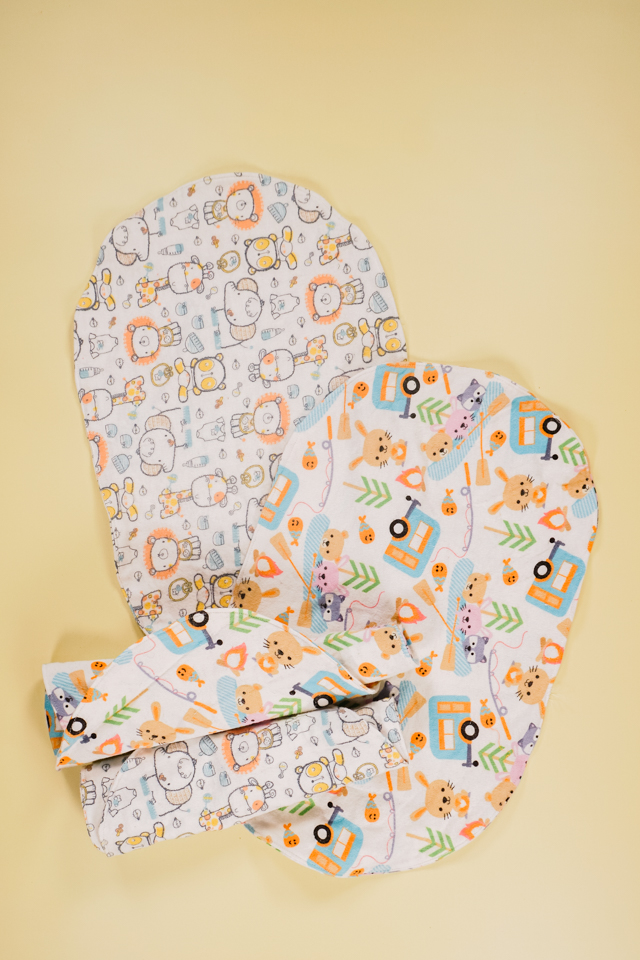 free baby burp cloth pattern