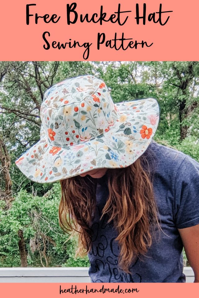 Free Bucket Hat Sewing Pattern • Heather Handmade