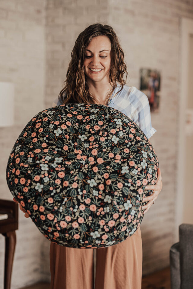 diy floor pouf