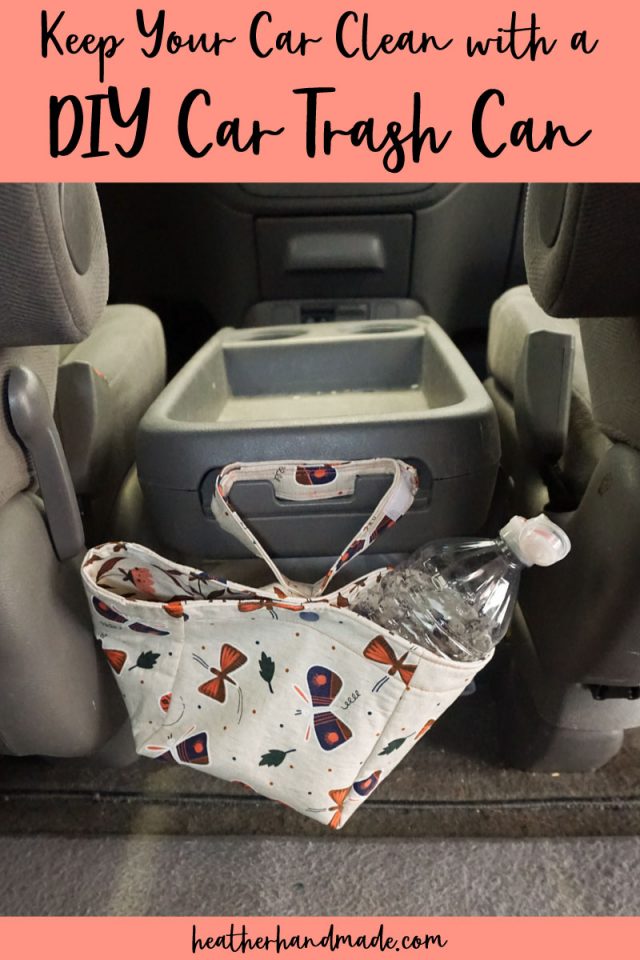 How to Sew a DIY Car Trash Can - Free Sewing Pattern