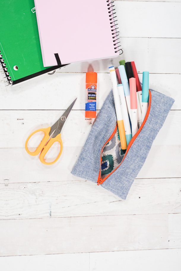 Easy DIY Pencil Pouch • Heather Handmade