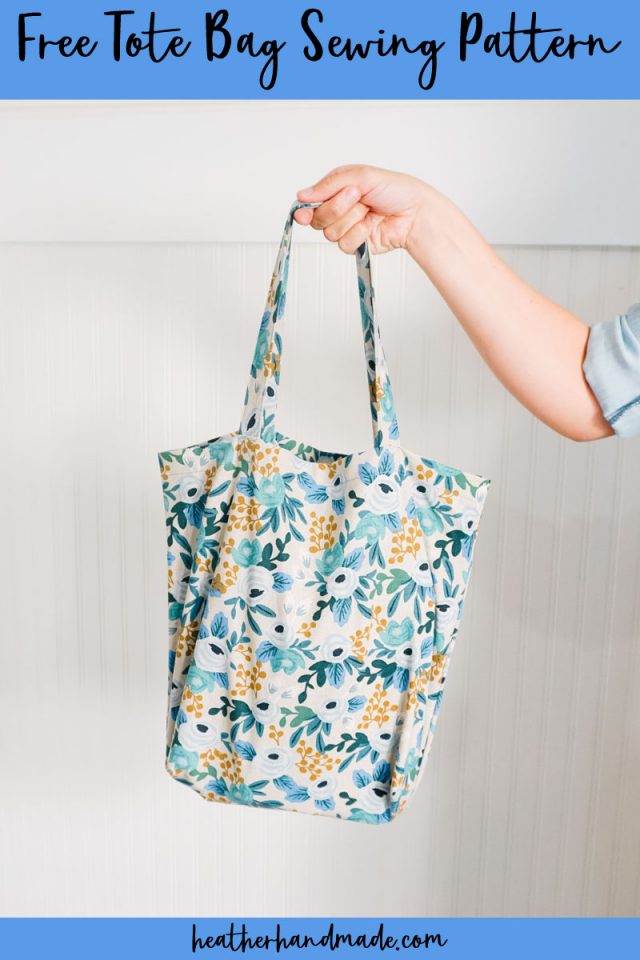 Free Tote Bag Sewing Pattern