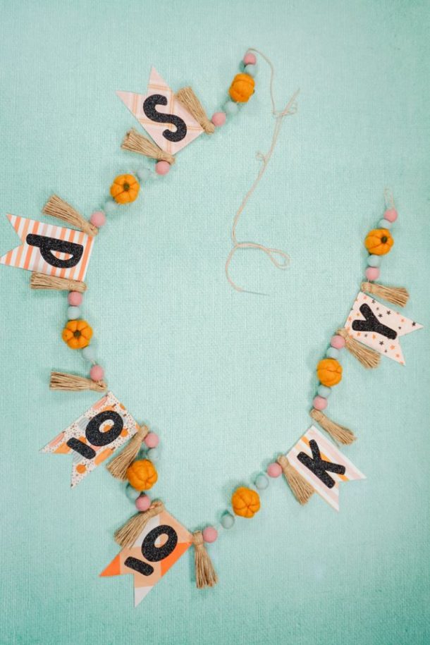 DIY Cute and SPOOKY Halloween Banner • Heather Handmade