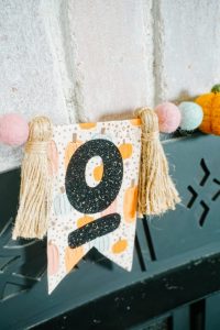 DIY Cute and SPOOKY Halloween Banner • Heather Handmade