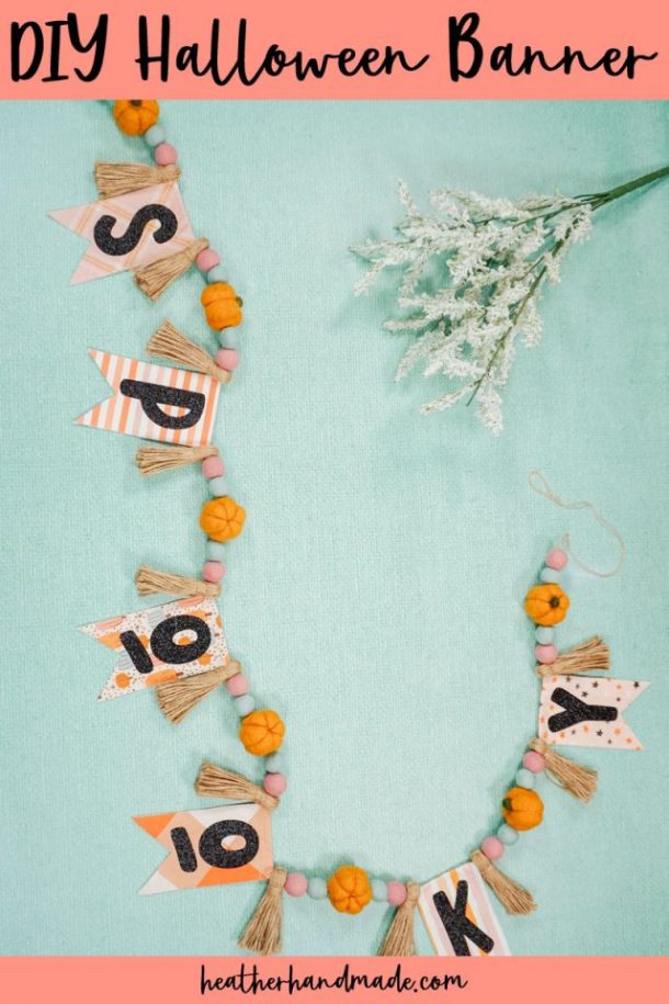 DIY Halloween Banner • Heather Handmade