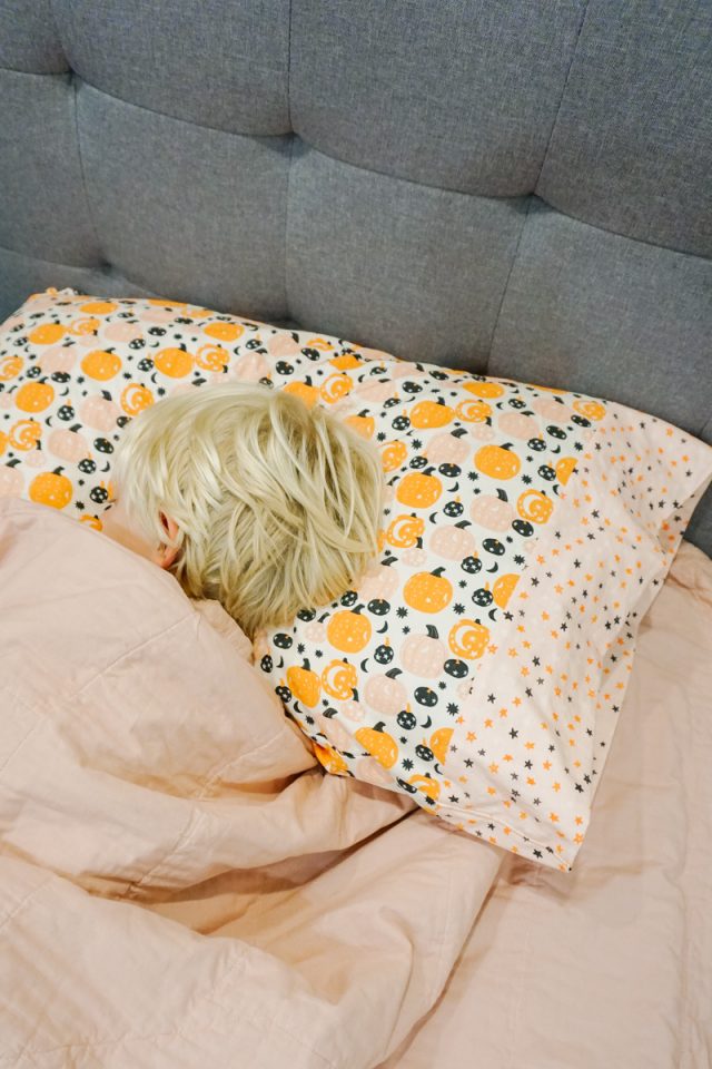 diy halloween pillowcase