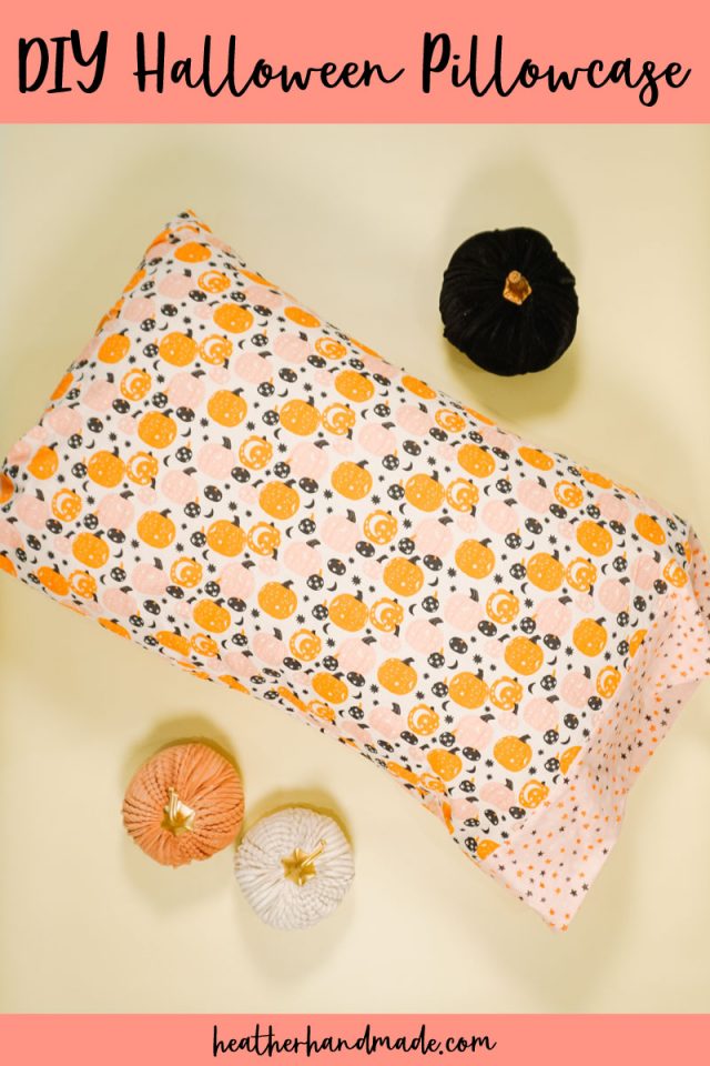 diy halloween pillowcase