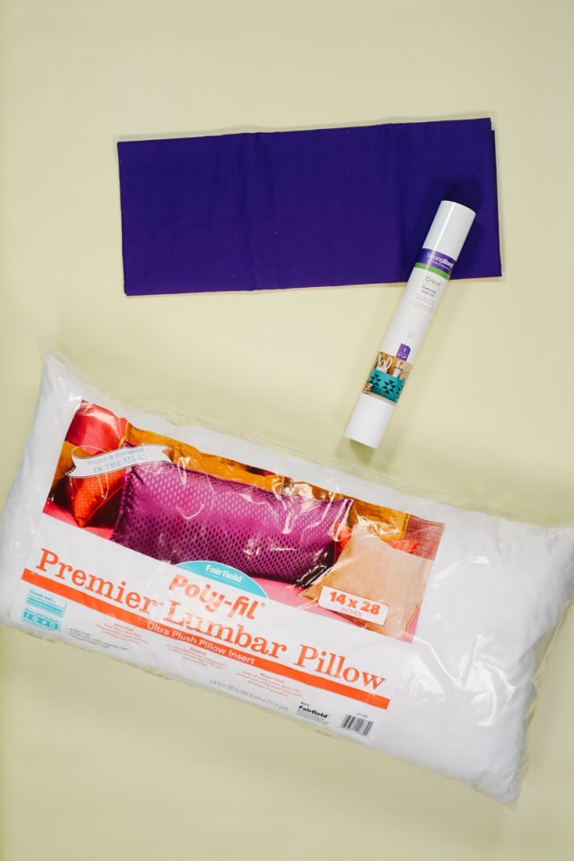 DIY Skeleton Pillow supplies