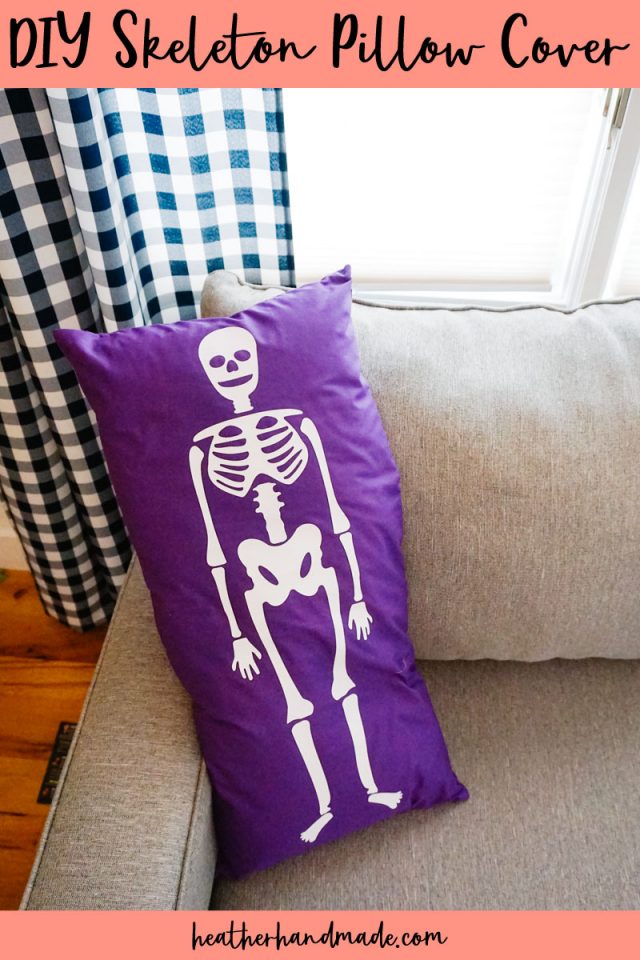 DIY Skeleton Pillow