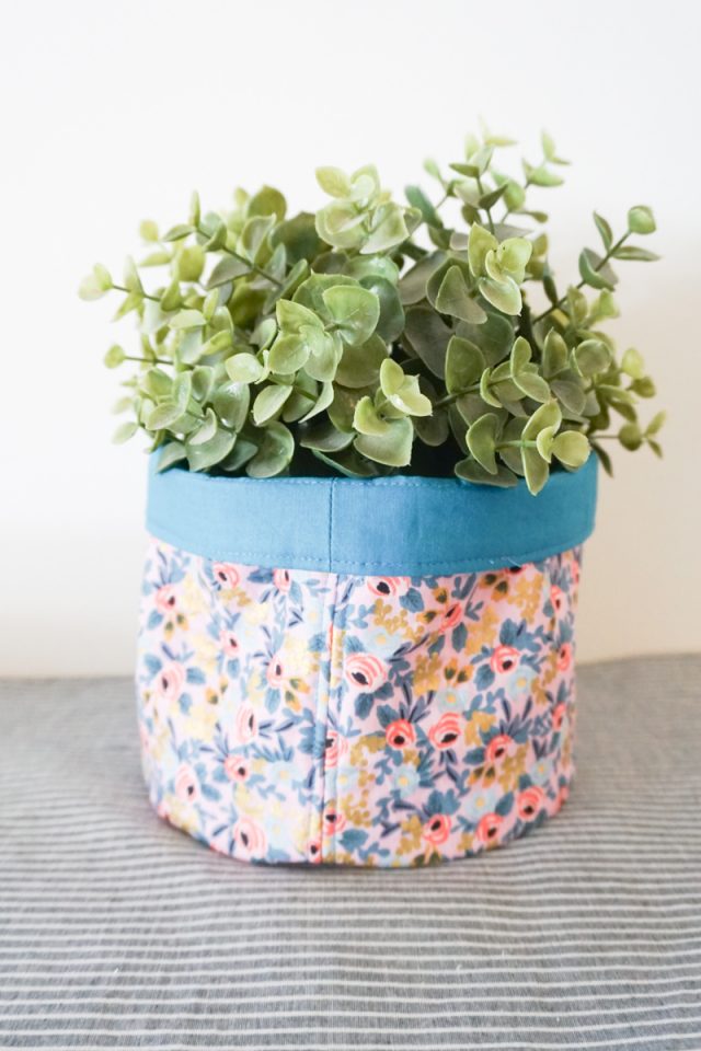 Free Fabric Basket Pattern