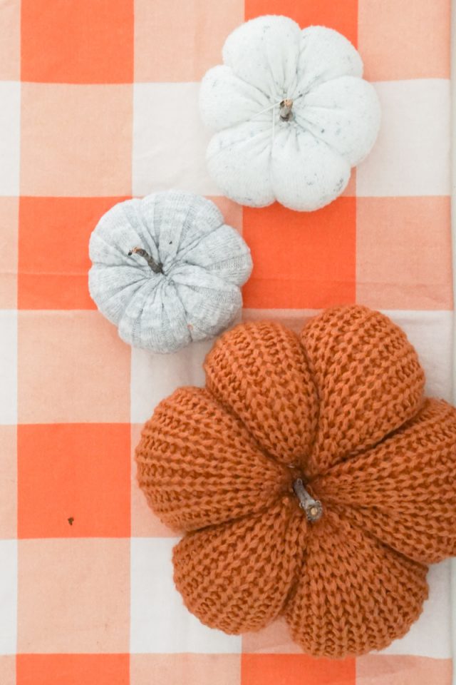 How to Make a Sweater Pumpkin