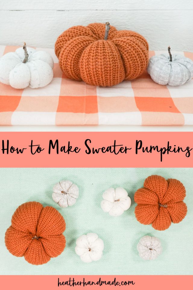 How to Make a Sweater Pumpkin