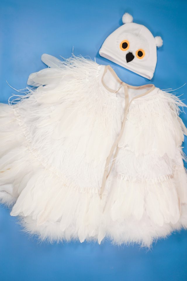 DIY Owl Costume costume pieces