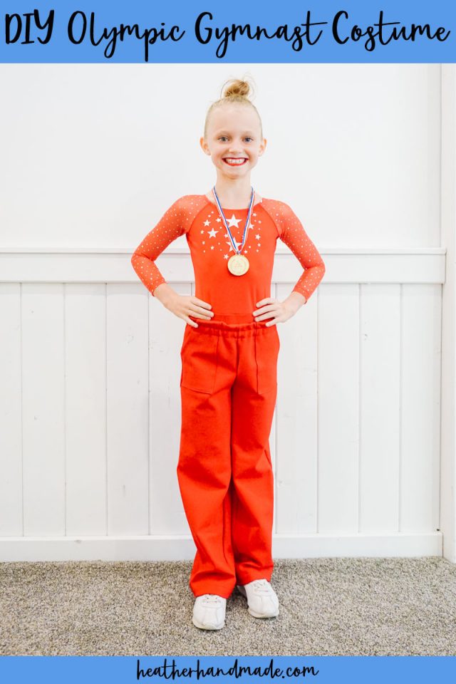 DIY Olympic Gymnast Costume