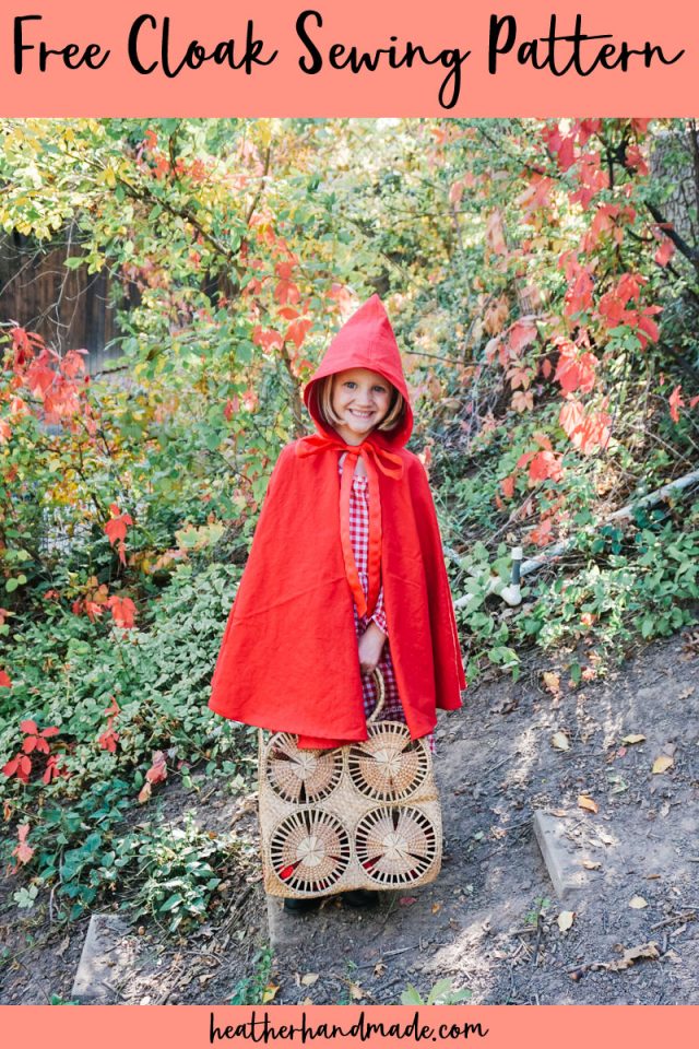 Free Cloak Sewing Pattern