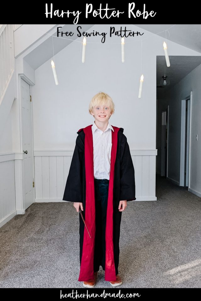 harry potter robe sewing pattern