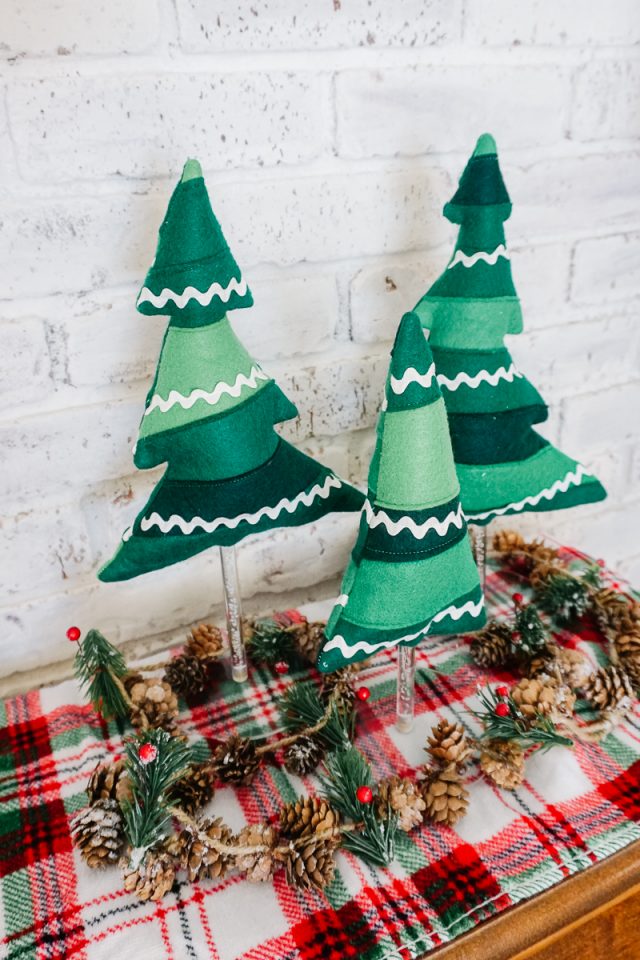 DIY Fabric Tree Decoration for Christmas