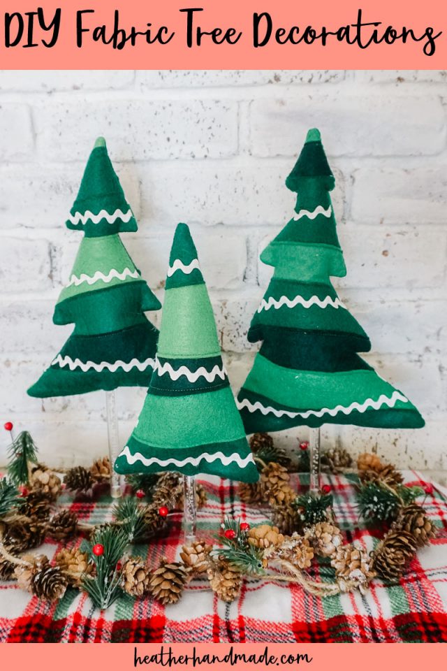 DIY Fabric Tree Decoration for Christmas