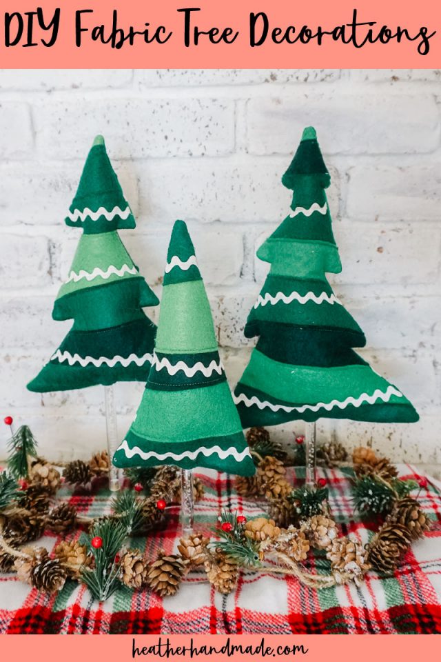 Felt Christmas Trees Sewing Tutorial