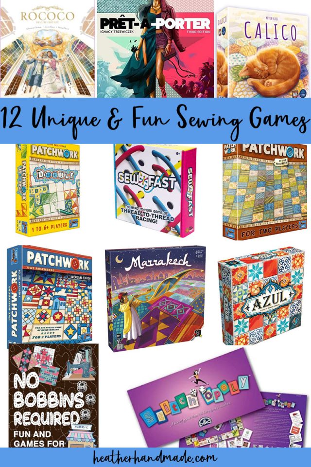 12 Unique and Fun Sewing Games