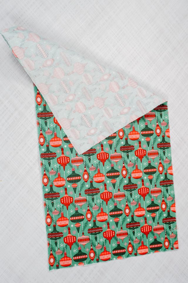 fuse interfacing to back of fabric