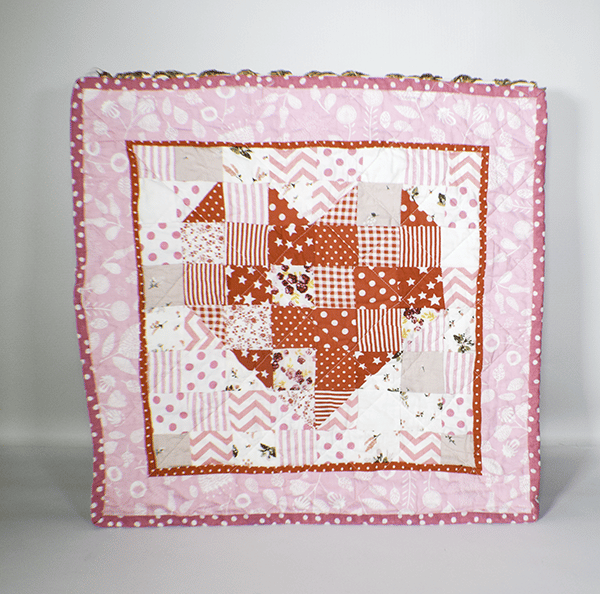 mini heart quilt tutorial